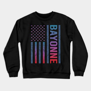 Blue Red Flag - Bayonne Crewneck Sweatshirt